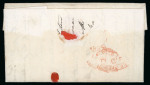 Stamp of Ireland » Pre-Stamp Postal History » Local Post Period - 1773-1840 1819 (October 13th) Folded letter sheet with GEN.L-Py P OFFICE 2P Y- PAID corrected by GEN.L-Py P OFFICE 1P Y- PAID