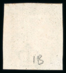 Stamp of Great Britain » 1840 1d Black and 1d Red plates 1a to 11 1840 1d black pl.1b OL with 4 good to very large (at right) margins and neat red (ruby-ish) MC