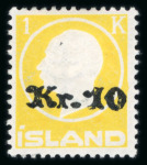 Stamp of Large Lots and Collections Iceland: 1873-1936 a few early issues including 1873