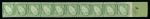 Stamp of Ireland » Definitives 1923 SE 1/2d emerald-green, horizontal coil end, with ten stamps