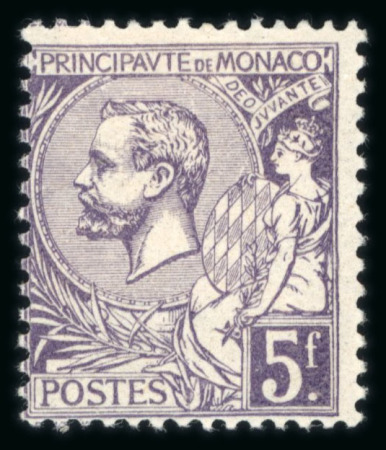 Stamp of Colonies françaises » Monaco Monaco: 1885-1936 with the 1885 set to 15c plus 40c