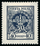 Stamp of Large Lots and Collections Poland: 1860-1936 with the 1860 10k (scarce) then ranges