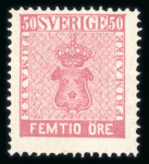 Stamp of Sweden Sweden: 1858-1936 with a handful of early issues including