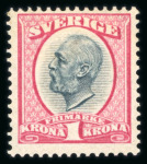 Stamp of Sweden Sweden: 1858-1936 with a handful of early issues including