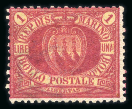 Stamp of Italy » San Marino San Marino: 1877-1936 attractive collection with useful (and very highly catalogued) early issues including 1877 to 5L