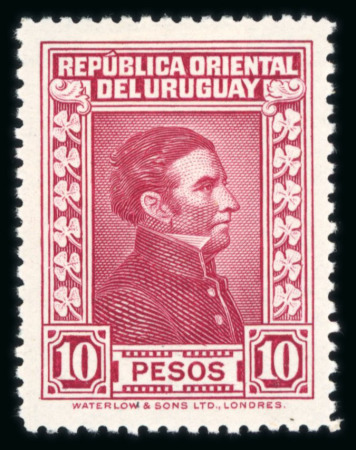 Stamp of Large Lots and Collections Uruguay: with 1895 to 3p (both) and a superb range