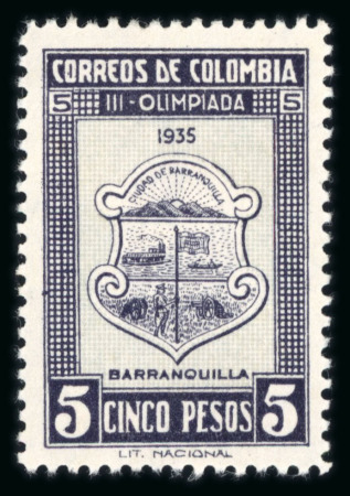 Stamp of Large Lots and Collections Colombia: with some early imperf types and useful ranges