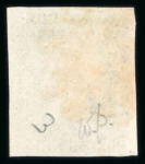 Stamp of Great Britain » 1840 1d Black and 1d Red plates 1a to 11 1840 1d black pl.3 DA with 4 margins and fine strike of orange MC