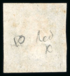 Stamp of Great Britain » 1840 1d Black and 1d Red plates 1a to 11 1840 1d black pl.10 OE with good to large margins and neatly struck by red MC
