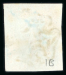 Stamp of Great Britain » 1840 1d Black and 1d Red plates 1a to 11 1841 1d pl.1b BG red printing from 'black plate' with four large margins and black MC