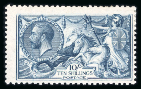Stamp of Great Britain » Collections 1918-34 mint range on pages with 1918 Bradbury Seahorses