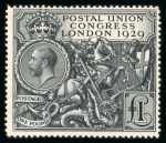Stamp of Great Britain » Collections 1918-34 mint range on pages with 1918 Bradbury Seahorses