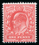 Stamp of Great Britain » Collections 1902-13 range of mint De La Rue and Somerset House