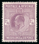 Stamp of Great Britain » Collections 1902-13 range of mint De La Rue and Somerset House