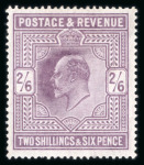 Stamp of Great Britain » Collections 1902-13 range of mint De La Rue and Somerset House