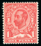 Stamp of Great Britain » Collections 1911-12 Downey Head issues mostly mint on pages