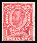 Stamp of Great Britain » Collections 1911-12 Downey Head issues mostly mint on pages