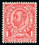 Stamp of Great Britain » Collections 1911-12 Downey Head issues mostly mint on pages