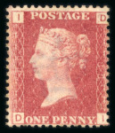 Stamp of Great Britain » Collections 1864-79 1d red plates complete from 71 to 224 mint on pages