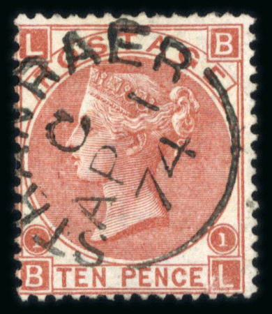 Stamp of Great Britain » Collections 1840-1935 collection housed on pages in 3 albums