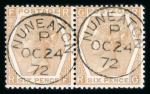 Stamp of Great Britain » Collections 1840-1935 collection housed on pages in 3 albums