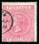 Stamp of Great Britain » Collections 1840-1935 collection housed on pages in 3 albums
