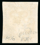 Stamp of Great Britain » 1840 1d Black and 1d Red plates 1a to 11 1840 1d black pl.6 RG with four good to large margins and ruby MC