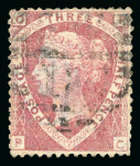 Stamp of Great Britain » 1854-70 Perforated Line Engraved 1870-74 1 1/2d rose-red OP-PC used