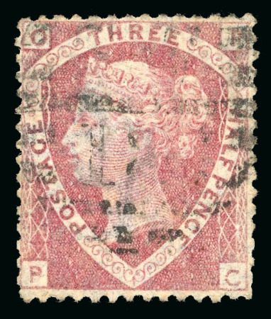 Stamp of Great Britain » 1854-70 Perforated Line Engraved 1870-74 1 1/2d rose-red OP-PC used