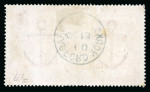 Stamp of Great Britain » 1855-1900 Surface Printed » 1867-83 High Values 1867-83 £5 orange used with crisply struck Bradford Yorkshire cds
