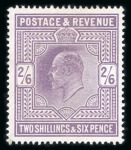 Stamp of Great Britain » King Edward VII » 1911-13 Somerset House Issues 1911-13 Somerset House 2s6d dull greyish purple mint n.h.