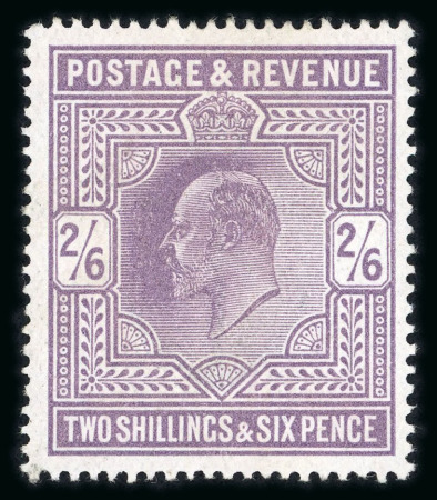 Stamp of Great Britain » King Edward VII » 1911-13 Somerset House Issues 1911-13 Somerset House 2s6d dull greyish purple mint n.h.
