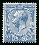 Stamp of Great Britain » King George V » 1912-24 Profile Head Issues 1912-24 2 1/2d dull Prussian blue mint n.h.