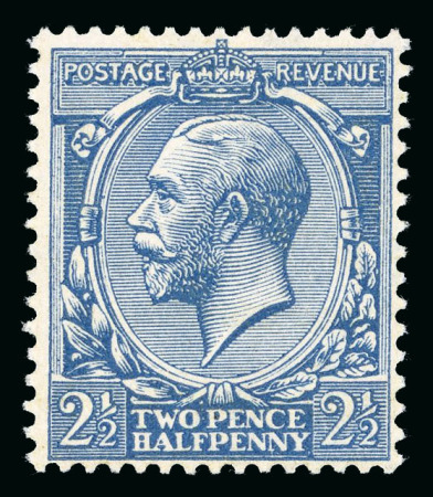 Stamp of Great Britain » King George V » 1912-24 Profile Head Issues 1912-24 2 1/2d dull Prussian blue mint n.h.