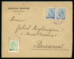 Stamp of Romania » Austrian Levant Post Offices » Romania Post Office in Constantinople 1896 Selection of four covers all with different frankings,