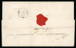 Stamp of Romania » United Principalities 1864-1865 Prince Cuza 20 Par. red, horizontal pair, large margins all round,