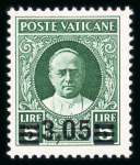 Stamp of Large Lots and Collections Vatican: 1929-1951, Collection on stockcards with the