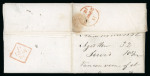 Stamp of Ireland » GB Used In Ireland 1841 (May 20th) Folded entire sent showing a superb strike of the distinctive Roscrea "2"