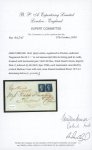 Stamp of Great Britain » 1840 2d Blue (ordered by plate number) 1841 (Jul 19) entire to Preston, endorsed "Registered/No 58/ 1/-" in red, bearing 1840 2d blue pl.2 pair
