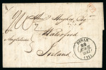 Stamp of Ireland » Pre-Stamp Postal History » Local Post Period - 1773-1840 1837 (April 22nd) Folded entire from Dinan, France