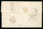Stamp of Ireland » Pre-Stamp Postal History » Local Post Period - 1773-1840 1837 (April 22nd) Folded entire from Dinan, France
