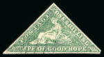 Stamp of South Africa » Cape of Good Hope 1853-64 Cape Triangulars group of six different forgeries,