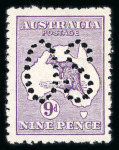 Stamp of Australia » Commonwealth of Australia 1913 Official 9d violet, die II, mint