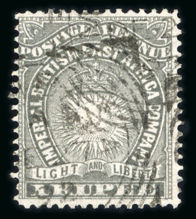 Stamp of Kenya, Uganda and Tanganyika » British East Africa 1890-95 8a grey used single