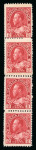 Stamp of Canada 1911-22 Admiral 2c deep rose-red, mint nh vertical