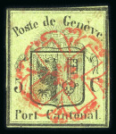 Stamp of Large Lots and Collections Switzerland: 1845-1949, kleines Steckbuch mit besseren Marken meist in besserer Erhaltung