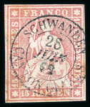 Stamp of Large Lots and Collections Switzerland: 1845-1949, kleines Steckbuch mit besseren Marken meist in besserer Erhaltung