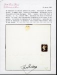 Stamp of Great Britain » 1840 1d Black and 2d Blue "May Dates" 1840 (May 6) lettersheet with 1840 1d black pl.1a BH sent on the 6th May 1840, the first official day of use