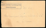 Stamp of Indian States » Idar 1944 1a violet on reverse of commercial envelope