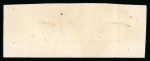 Stamp of Indian States » Bhopal Officials: 1944-49 3a yellow imperf. variety in top left corner marginal vertical strip of three